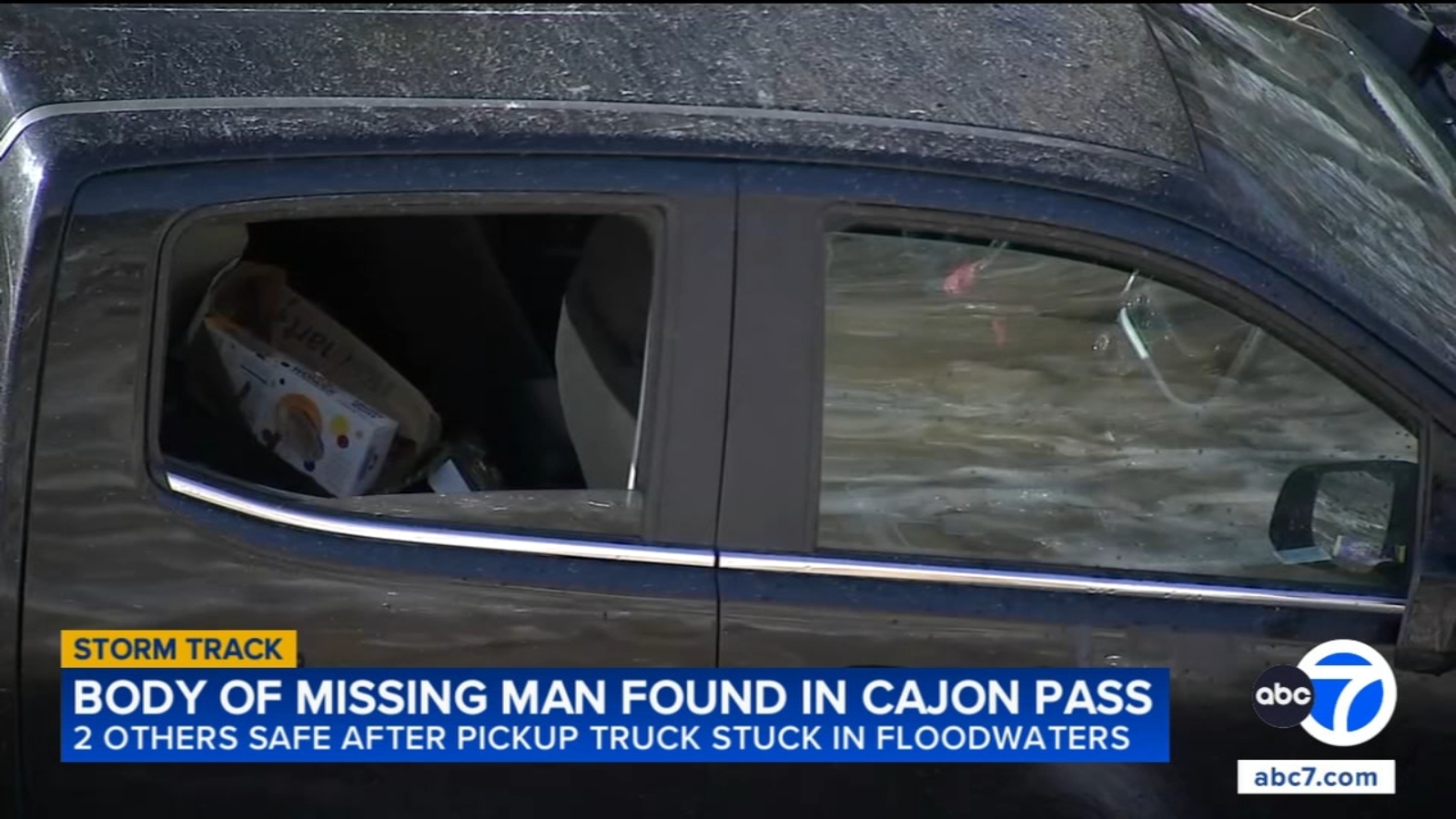 Body found amid search for man swept away by floodwaters in San ...