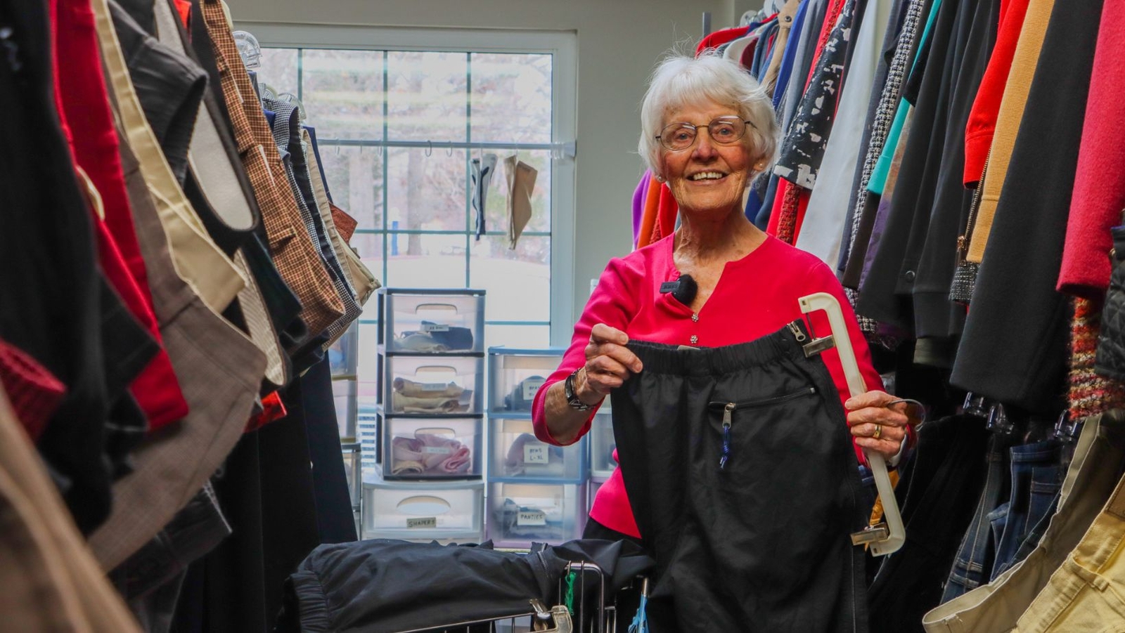 89-year-old woman volunteers her time at St. Vincent De Paul Society in Medford, NJ