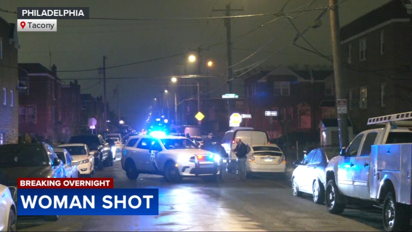 Woman injured, 2 in custody following shooting in Philadelphia's Tacony section