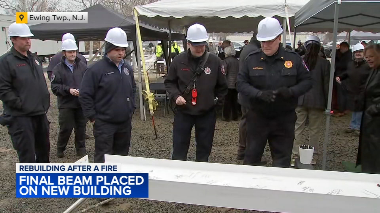 Ewing Township marks milestone in the construction of a new community center