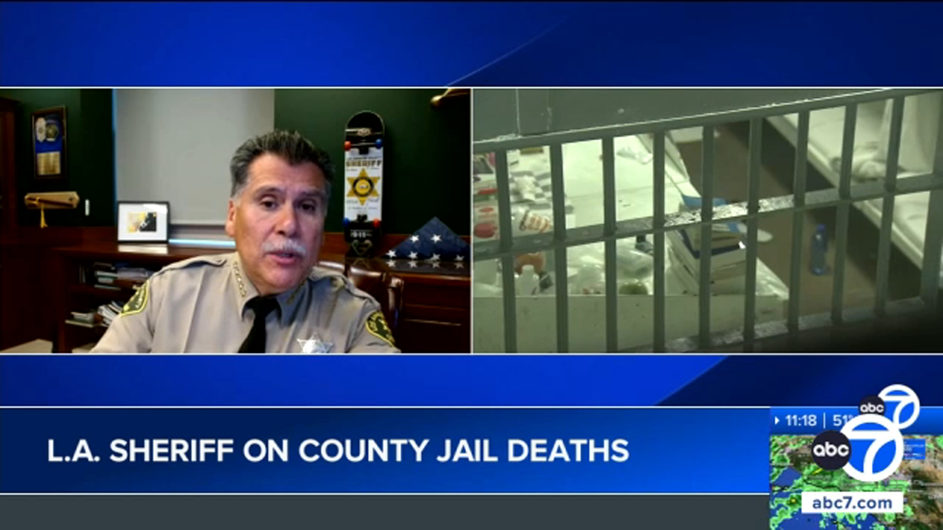 Sheriff Luna addresses concerns after 10 inmates die in LA County jails so far this year