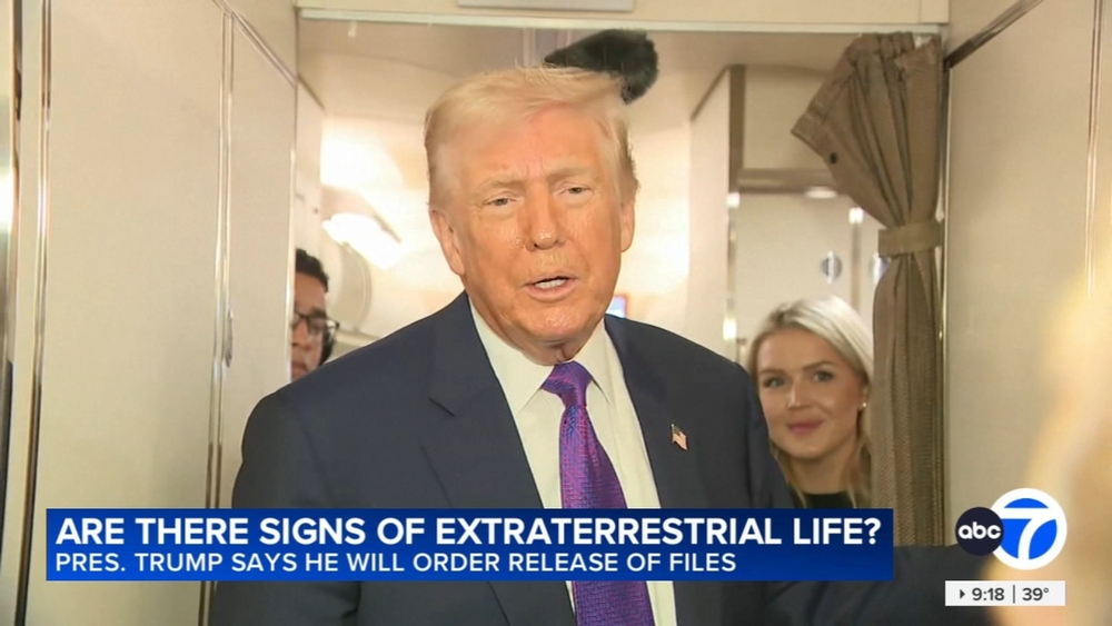 Trump directs government to release files on aliens, UFOs, more