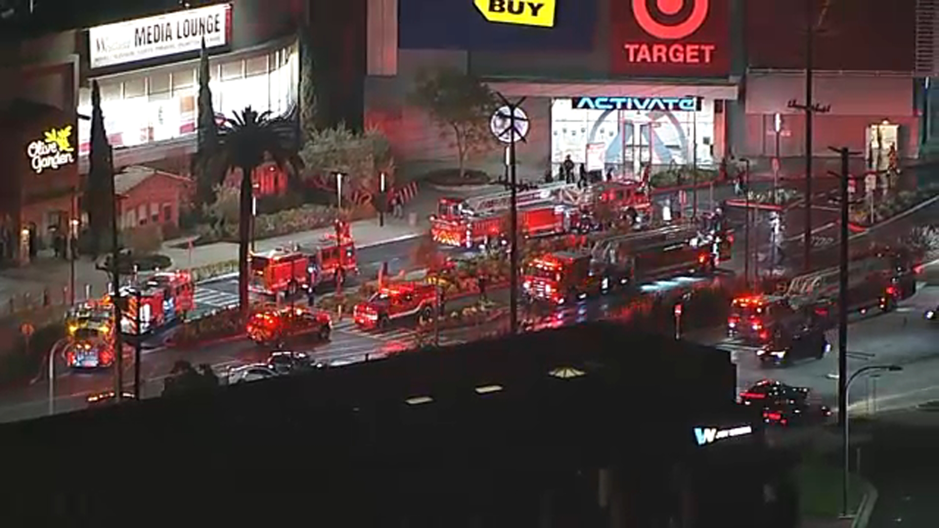 Culver City mall evacuated after fire at Target store