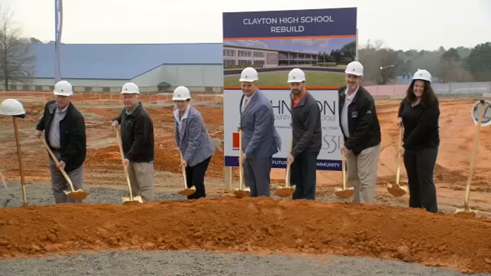 Construction of new Clayton High School begins with groundbreaking ceremony