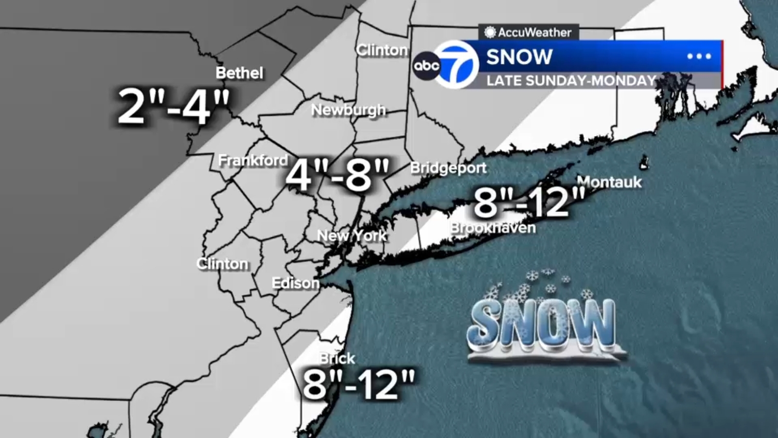 Winter Storm Watch for Sunday into Monday ahead of late weekend snow, wind