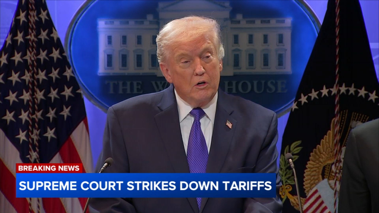 Supreme Court strikes down Trump's sweeping tariffs, upending central plank of economic agenda