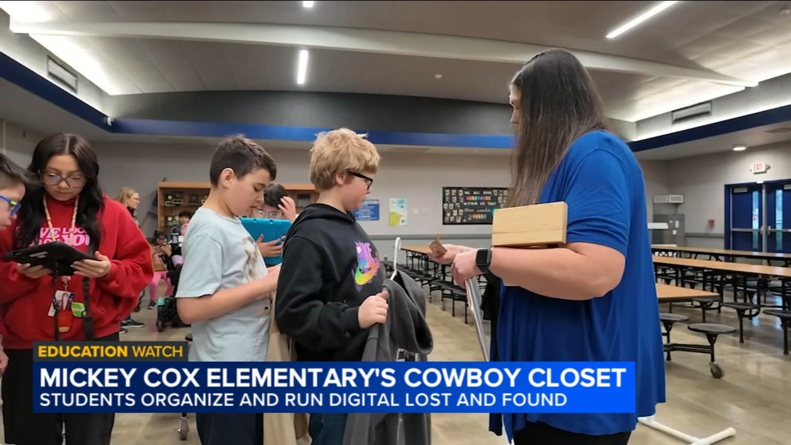 Mickey Cox Elementary students learn life skills while creating digital 'Lost and Found'