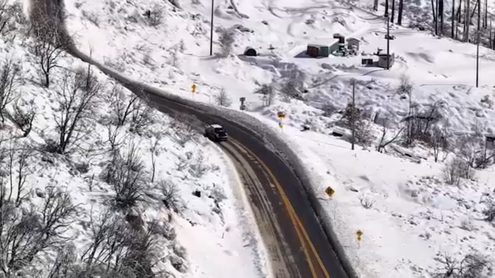 Cleanup underway near Shaver Lake after winter storm dumps several feet ...