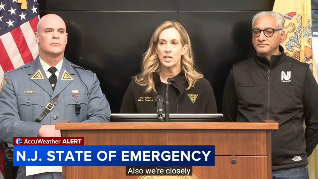 State of Emergency declared for New Jersey as residents brace for major winter storm
