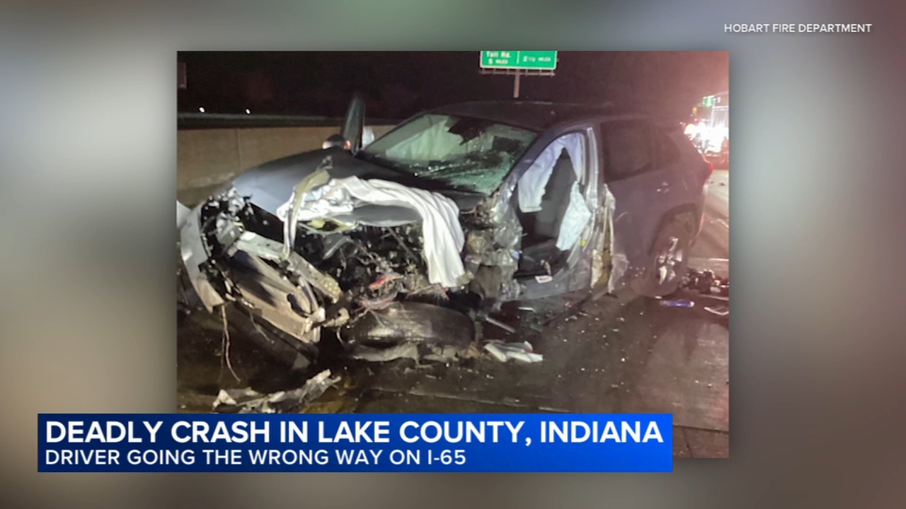 Woman killed, 2 seriously hurt in wrong-way crash in NW Indiana: ISP