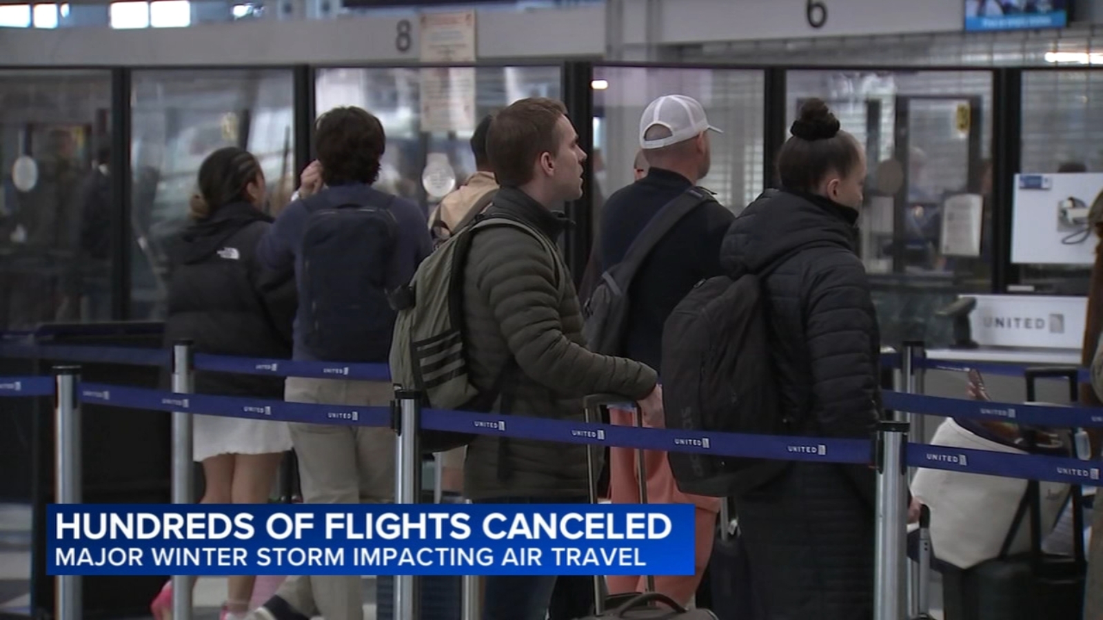 Flights canceled at Chicago airports amid winter storm, confusion over TSA PreCheck, Global Entry