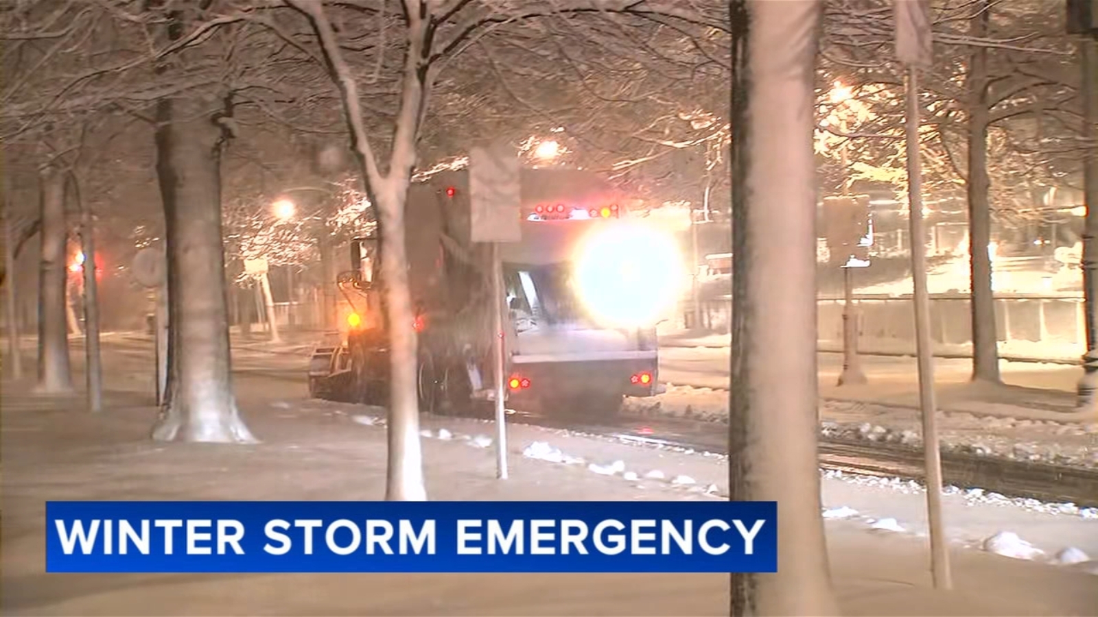 Another winter storm covers Philadelphia in snow