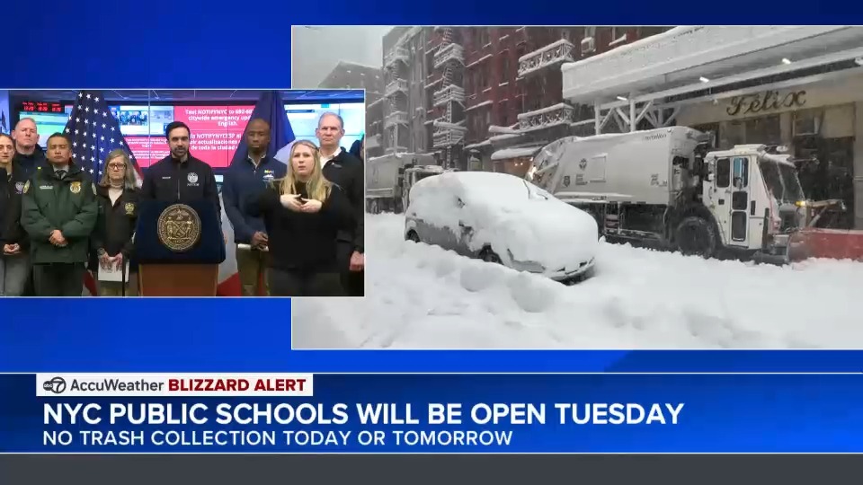 NYC snow blizzard: Mayor Zohran Mamdani announces public schools