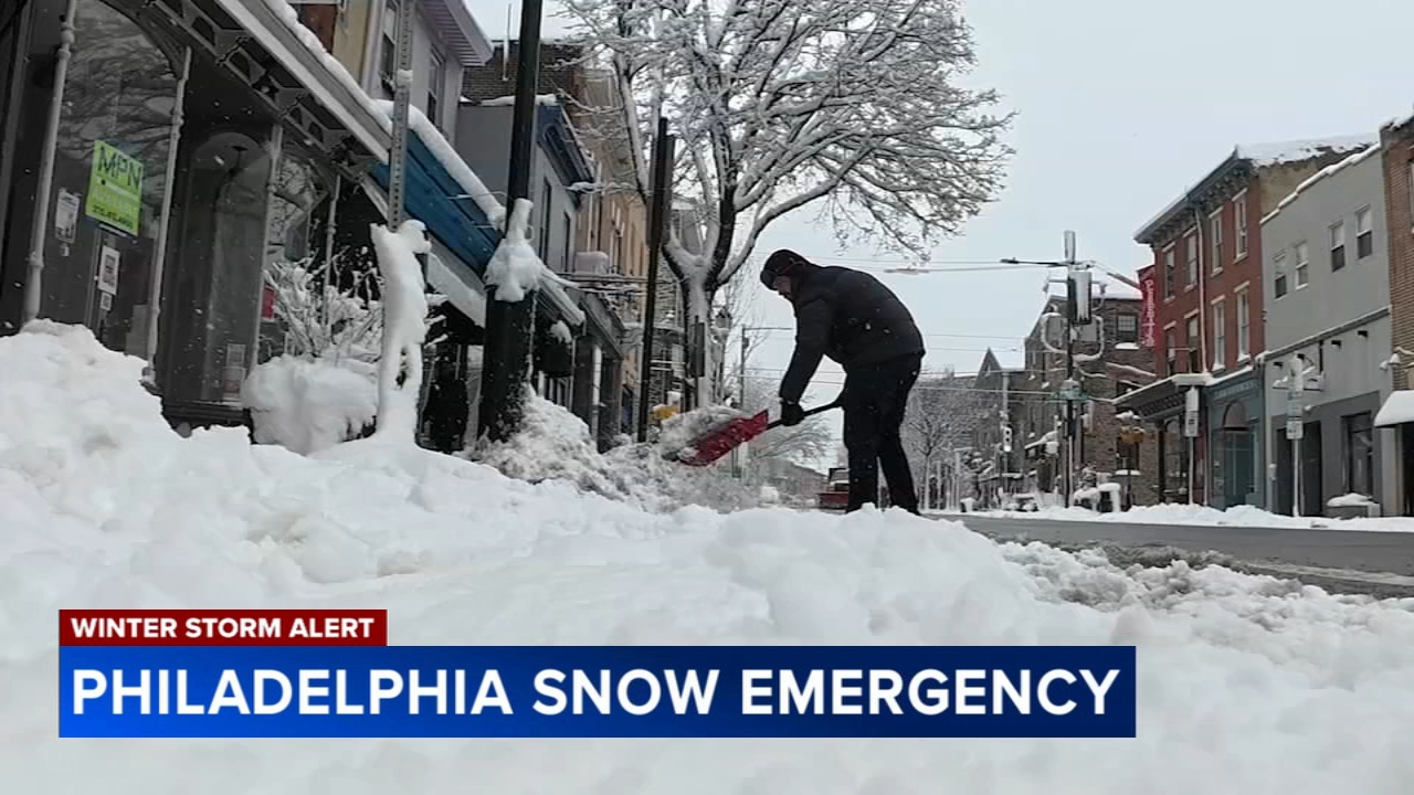 Residents dig out as Philadelphia warns of overnight ice risks
