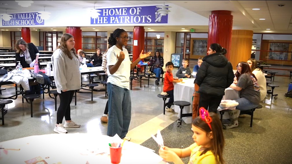 Faridah Ismaila runs A Paint-full of Promise at Great Valley H.S.