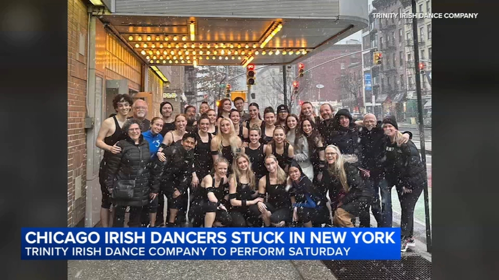 Chicago Irish dancers stuck in New York