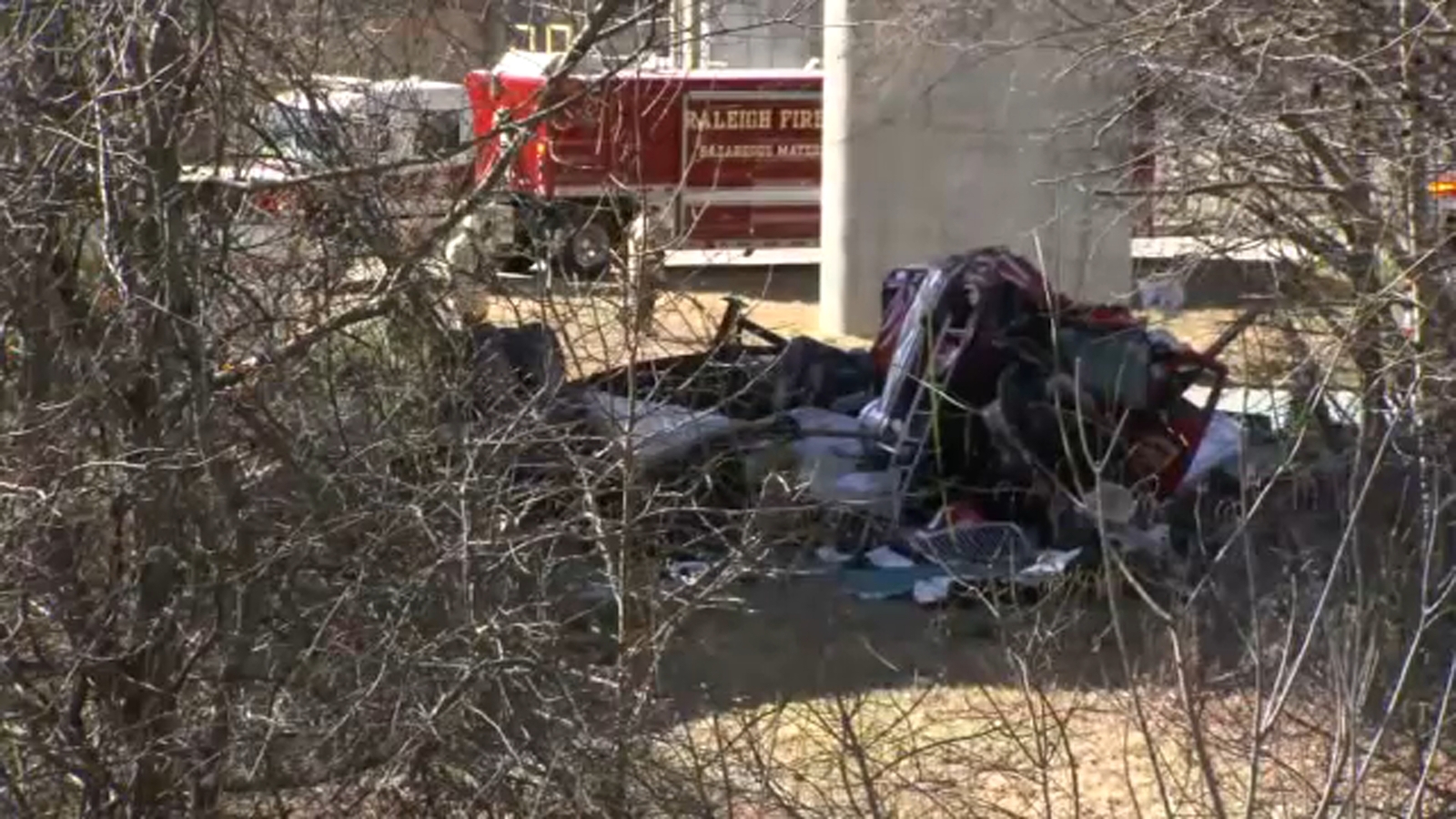 Driver seriously injured after truck goes airborne on I-87 in Raleigh ...