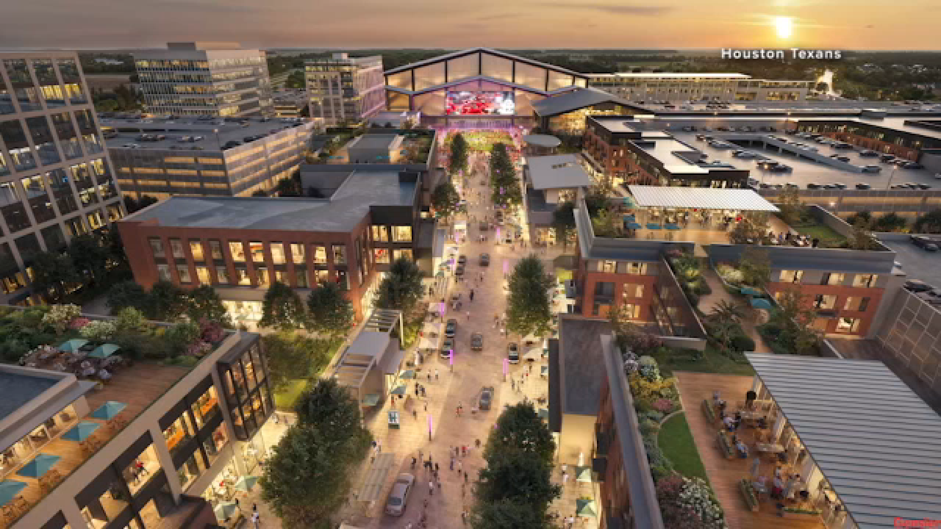 The Houston Texans unveiled the renderings of the new "Toro District" on Wednesday. The project will be located in the Bridgeland neighborhood of Cypress off the Grand Parkway.