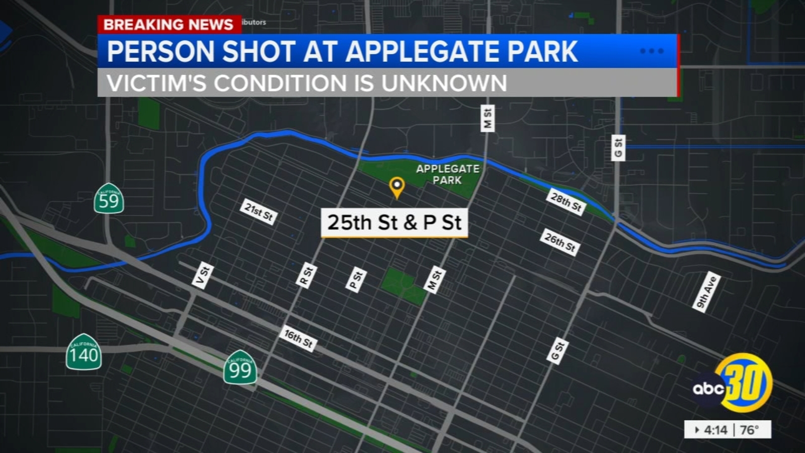 1 person hospitalized following shooting in Merced, police say