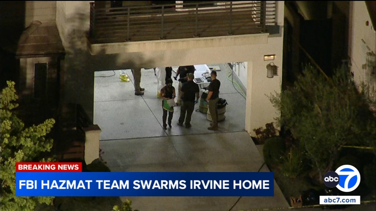 FBI hazmat team swarms Irvine home in gated community