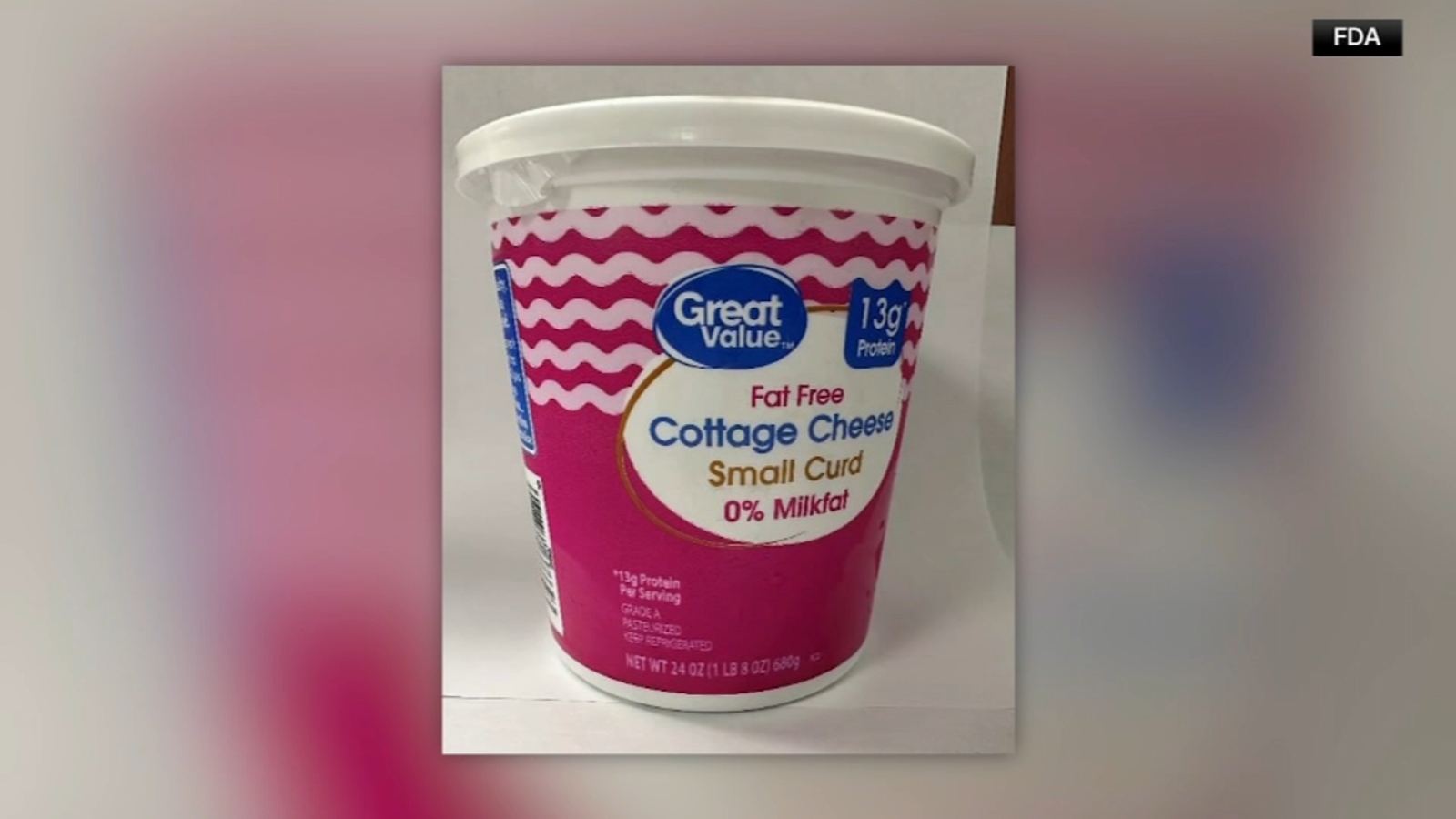 Cottage cheese sold at Walmart recalled due to possible health risk