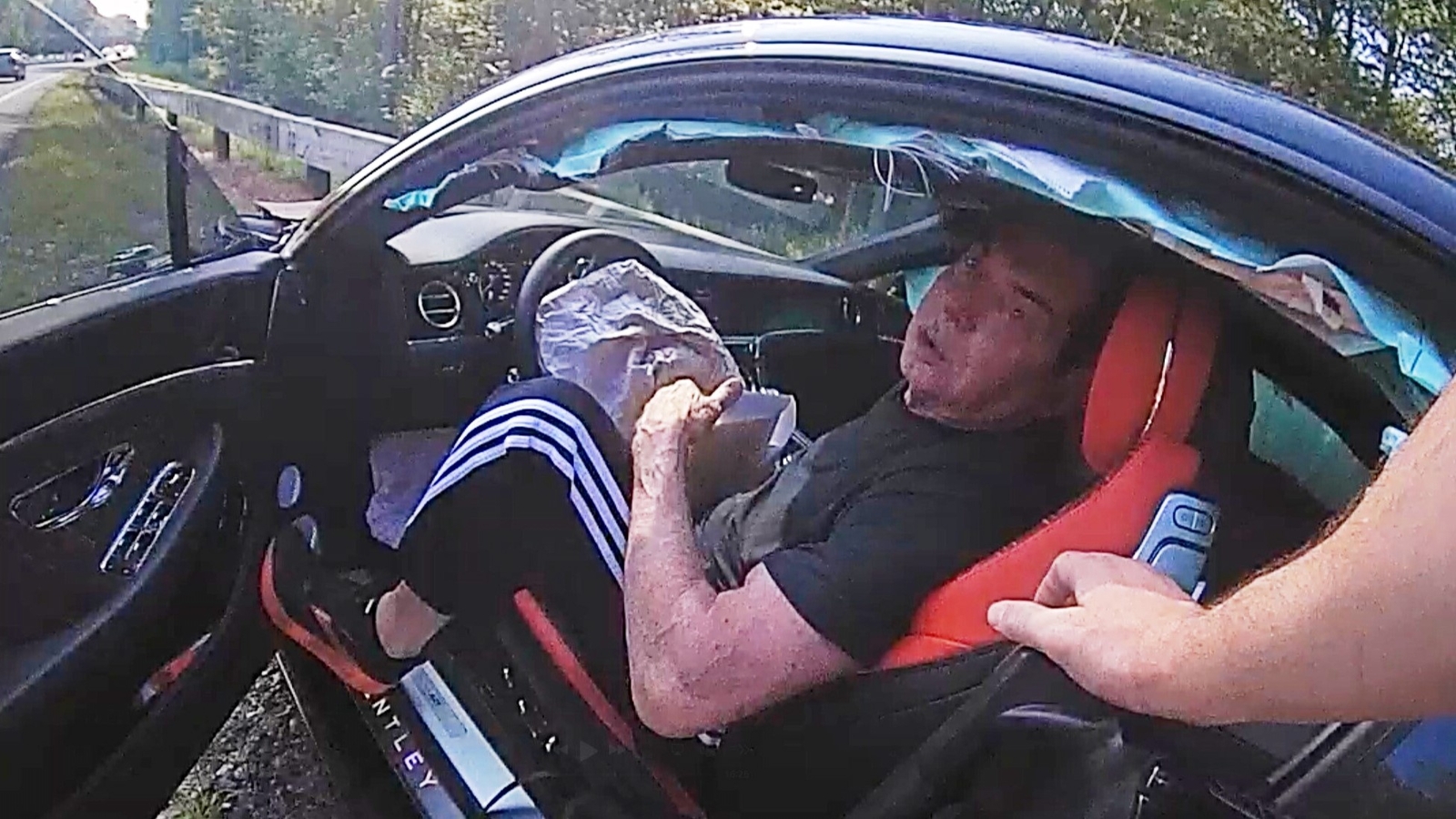 Police video shows former WWE CEO Vince McMahon's 100 mph car crash in Connecticut