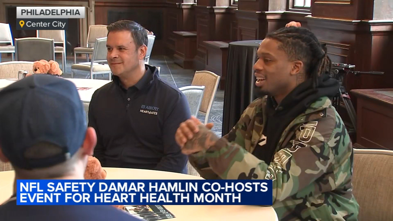 NFL star Damar Hamlin co-hosts Health Heath event in Center City