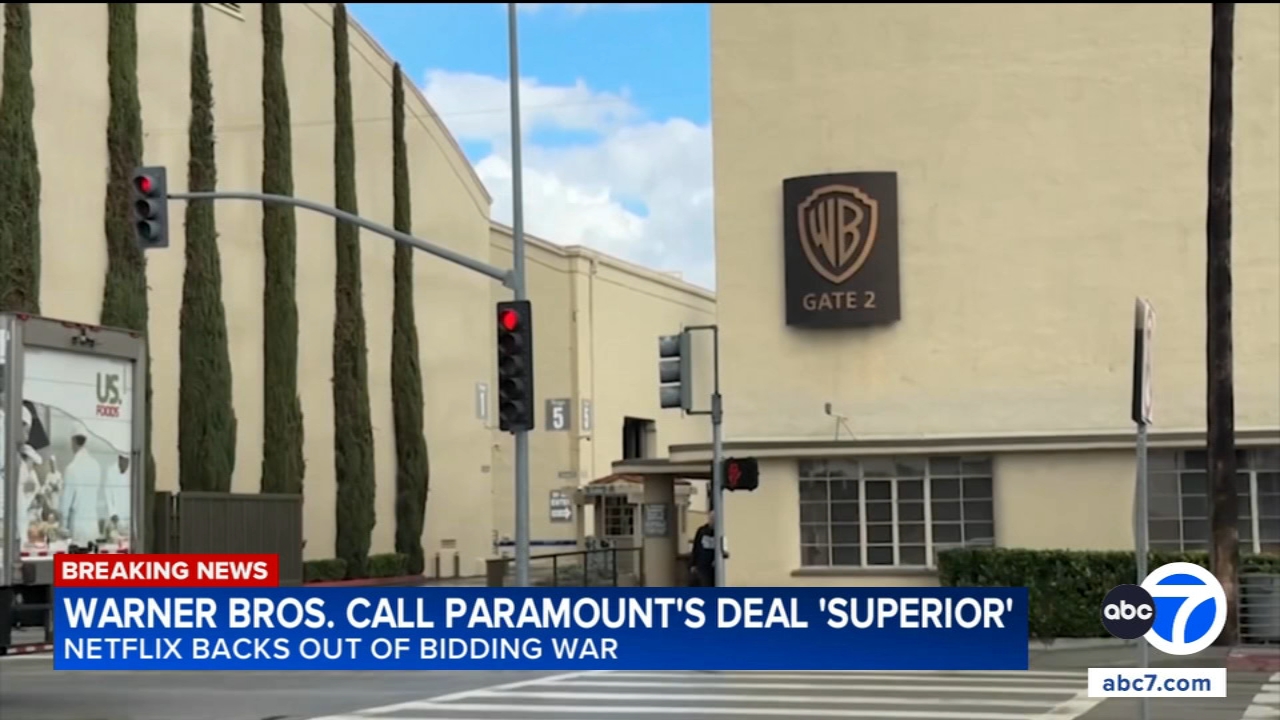 Warner Bros. Discovery deems Paramount's takeover bid superior to Netflix deal