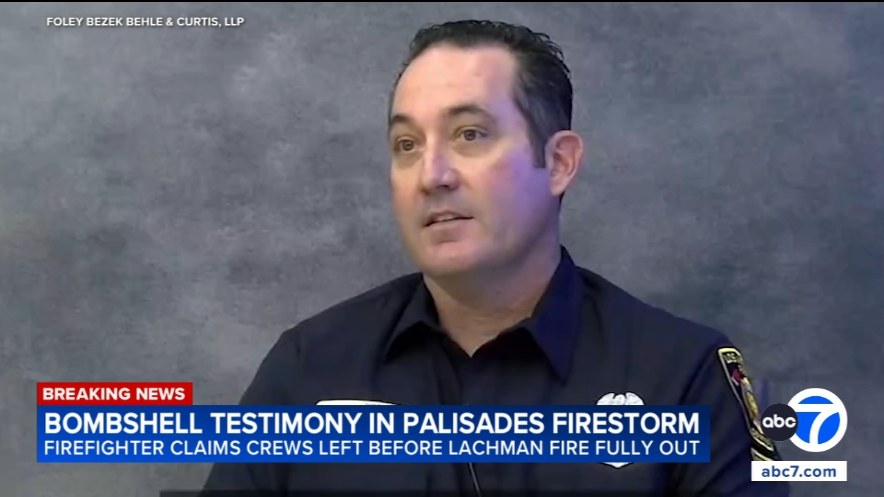 LA firefighter claims crews left before Lachman Fire was fully out