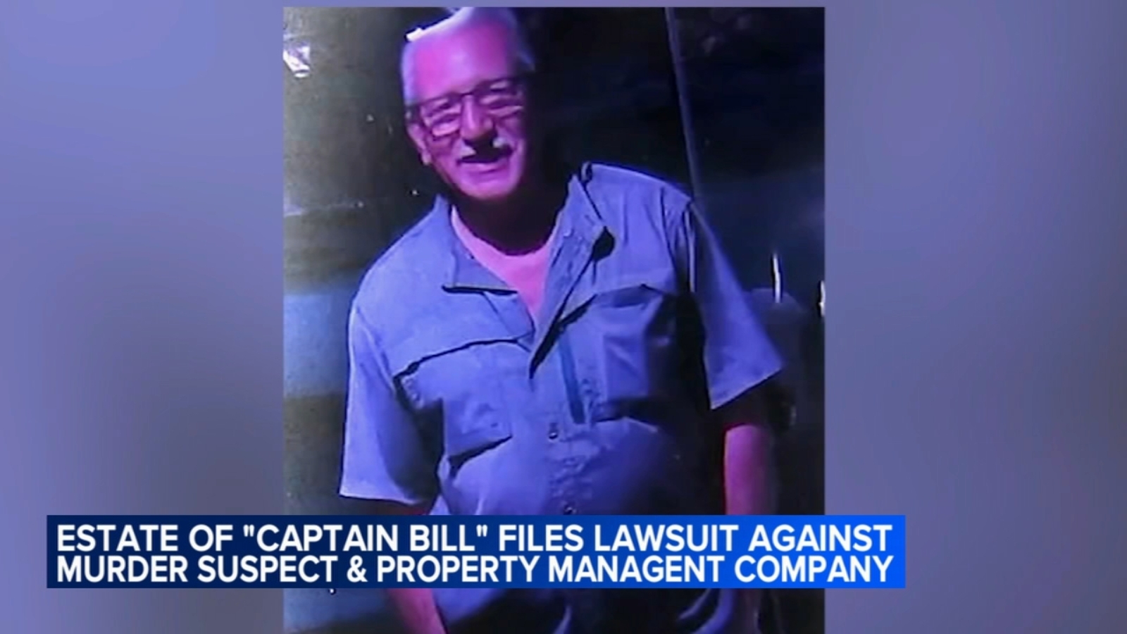 Estate of 'Captain Bill' sues suspect, property management after DuSable Harbor drowning