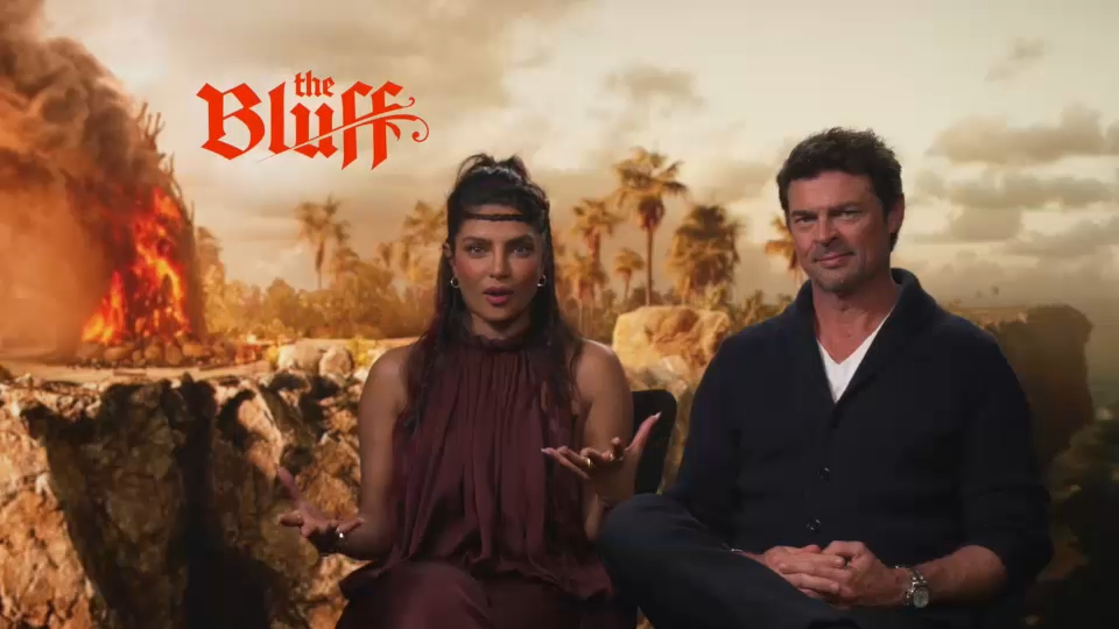Priyanka Chopra, Karl Urban talk action and pirate Lore in The Bluff