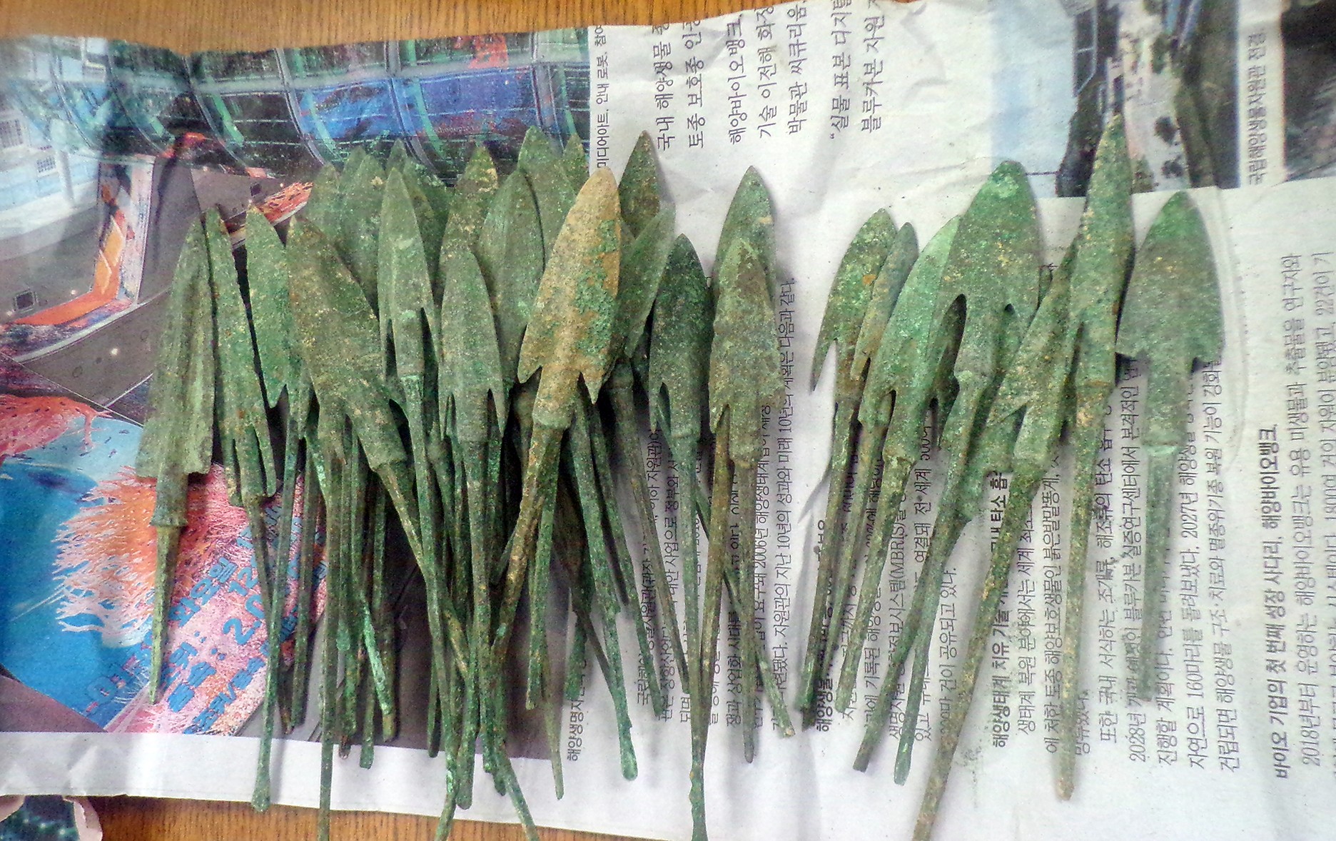 Bronze Age era swords, arrowheads seized at Port of Philadelphia