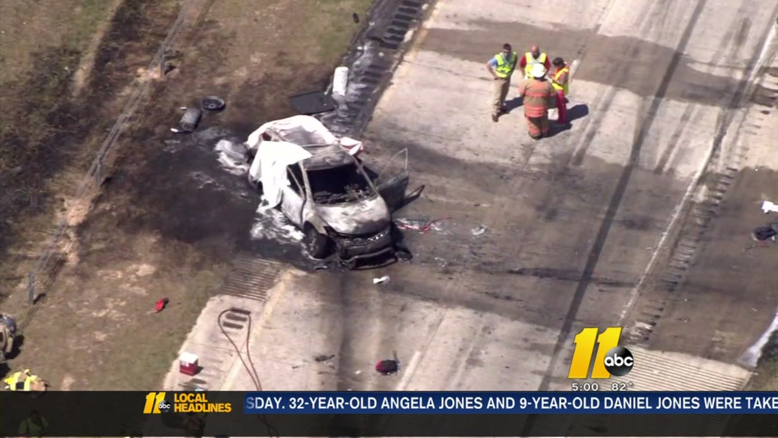 11yearold killed in crash on I40 near Benson ABC11 RaleighDurham