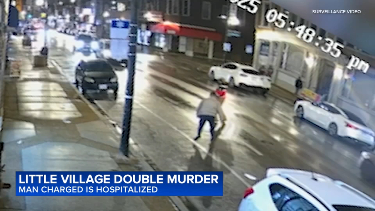 Man charged in murders of dad, son outside jewelry store hospitalized