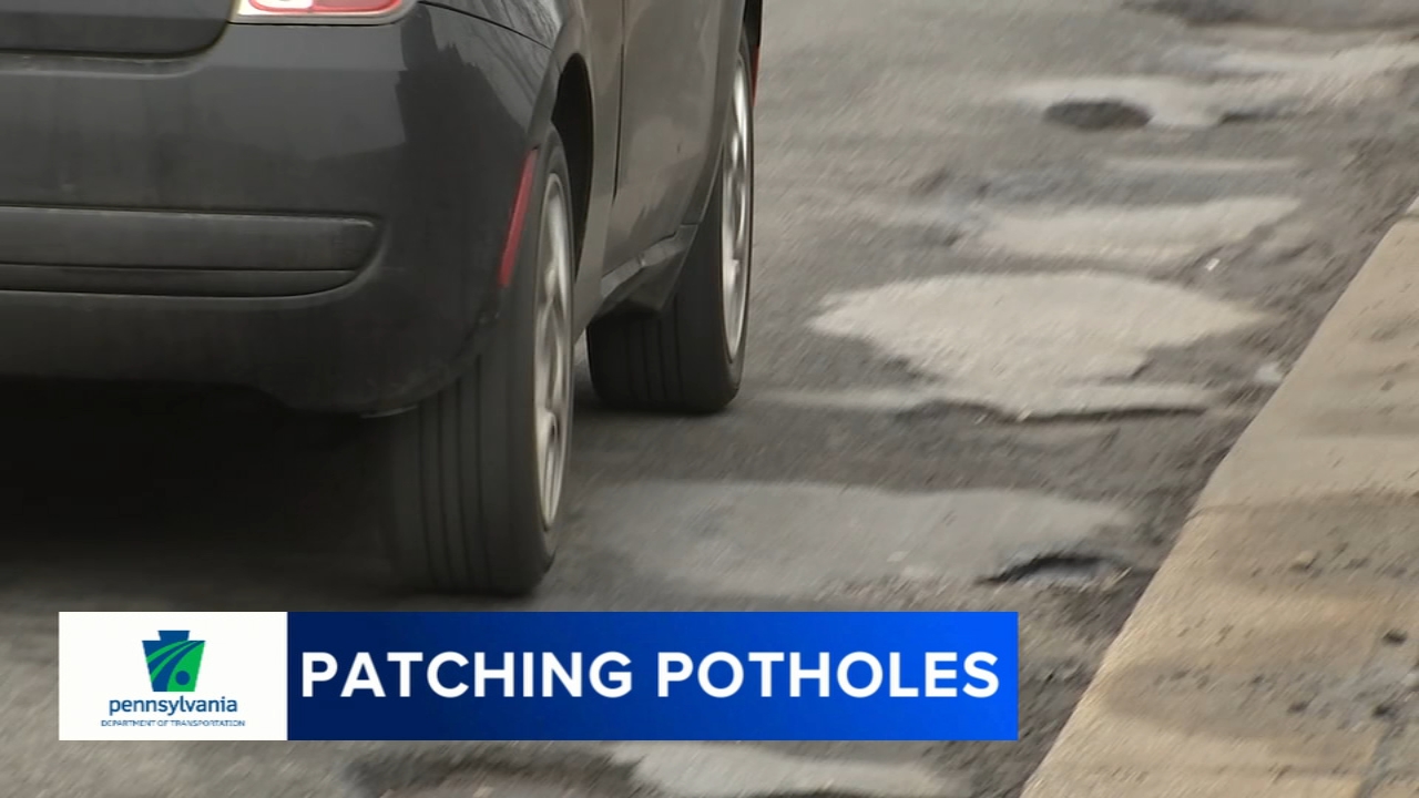 Crews begin repairing potholes across Philadelphia region after harsh winter
