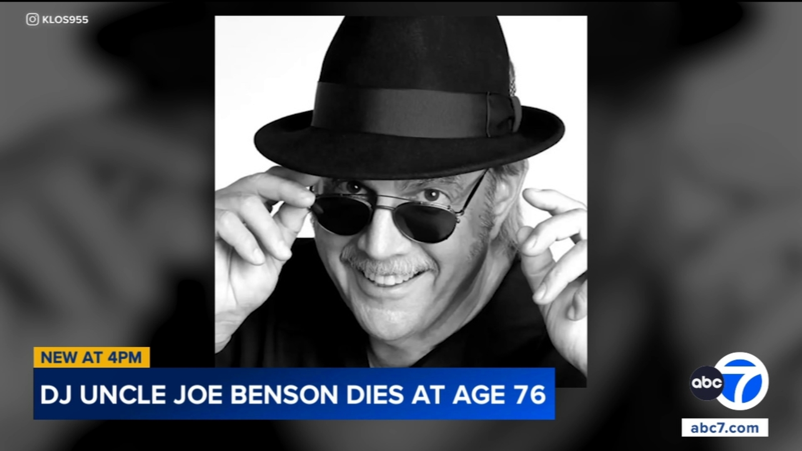 Uncle Joe Benson, LA radio legend and longtime KLOS host, dies at 76 Uncle Joe Benson, LA radio legend and longtime KLOS host, dies at 76