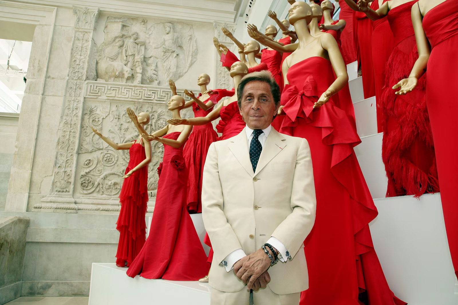 Fashion designer Valentino Garavani, known exclusively by his first name, created a fashion label that dressed celebs, royalty and heads of state. He was 93.
