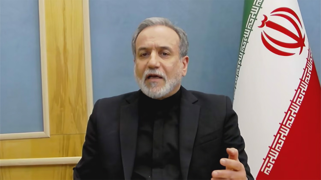 Iranian Foreign Minister Abbas Araghchi appears on ABC News' "This Week" on March 1, 2026.