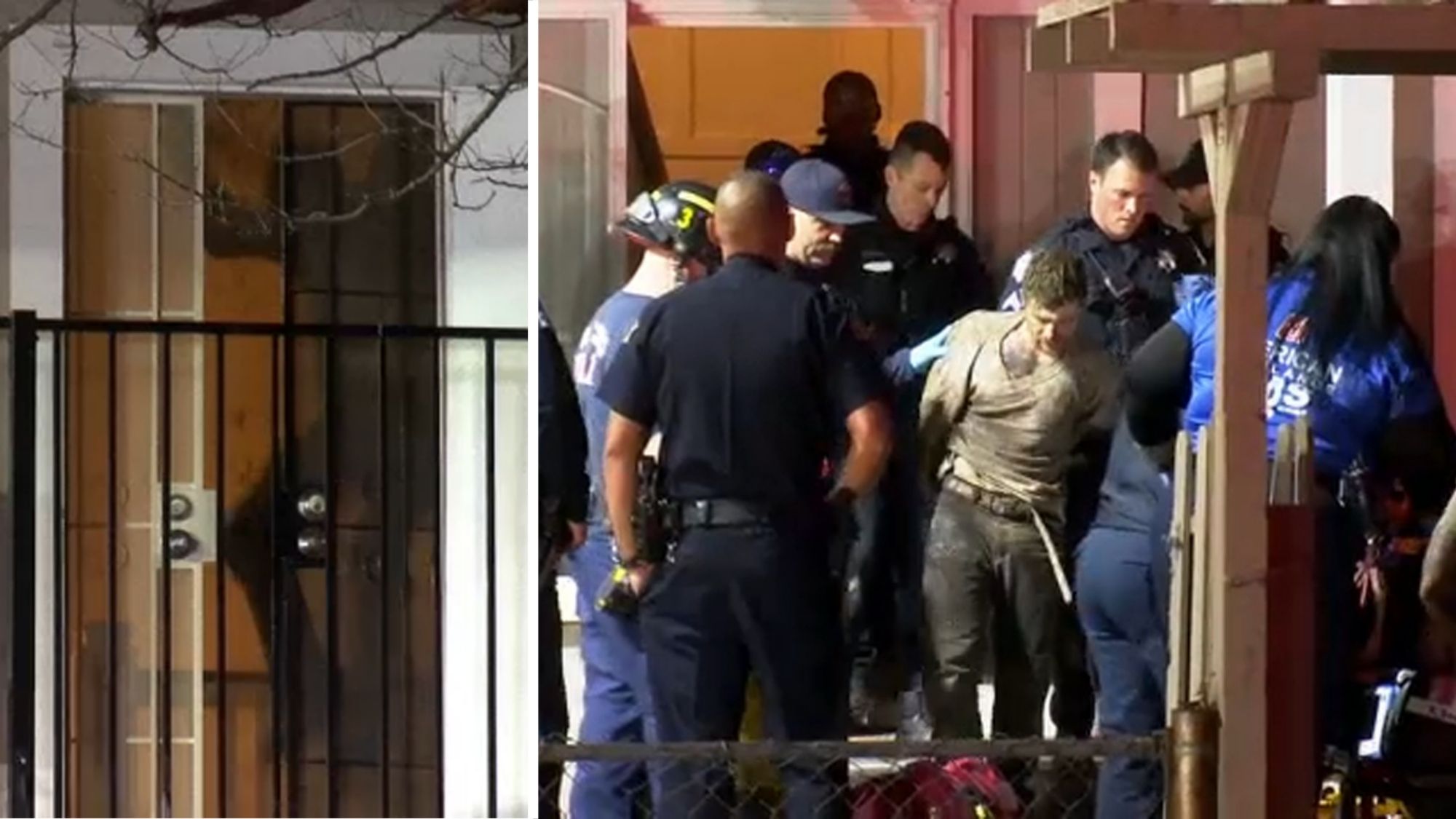 Burglary suspect captured after falling through ceiling in central Fresno