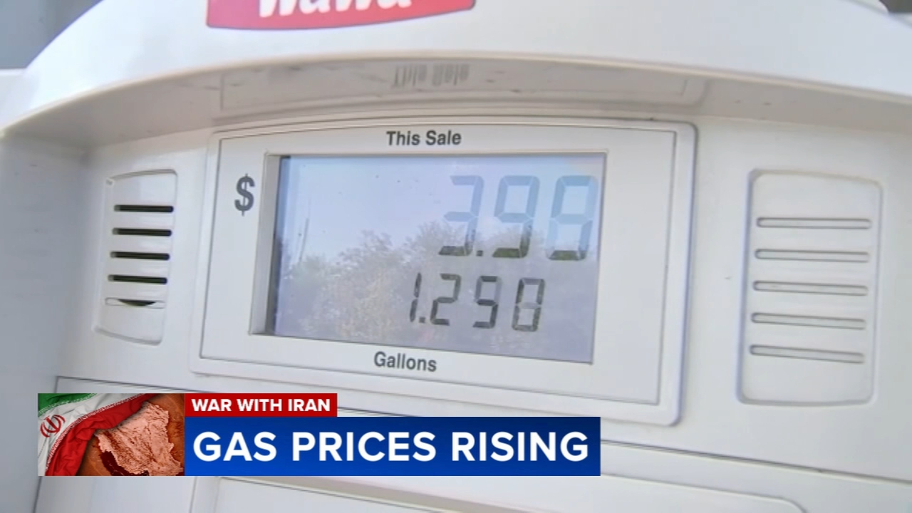 Gas prices jump and stocks slide as Middle East conflict disrupts oil supply