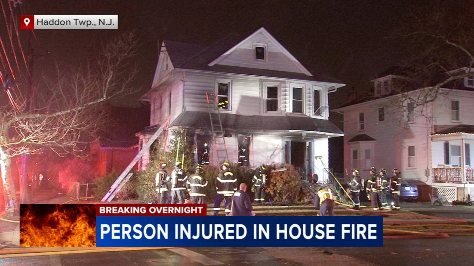 One injured in house fire in Haddon Township, New Jersey - 6abc ...