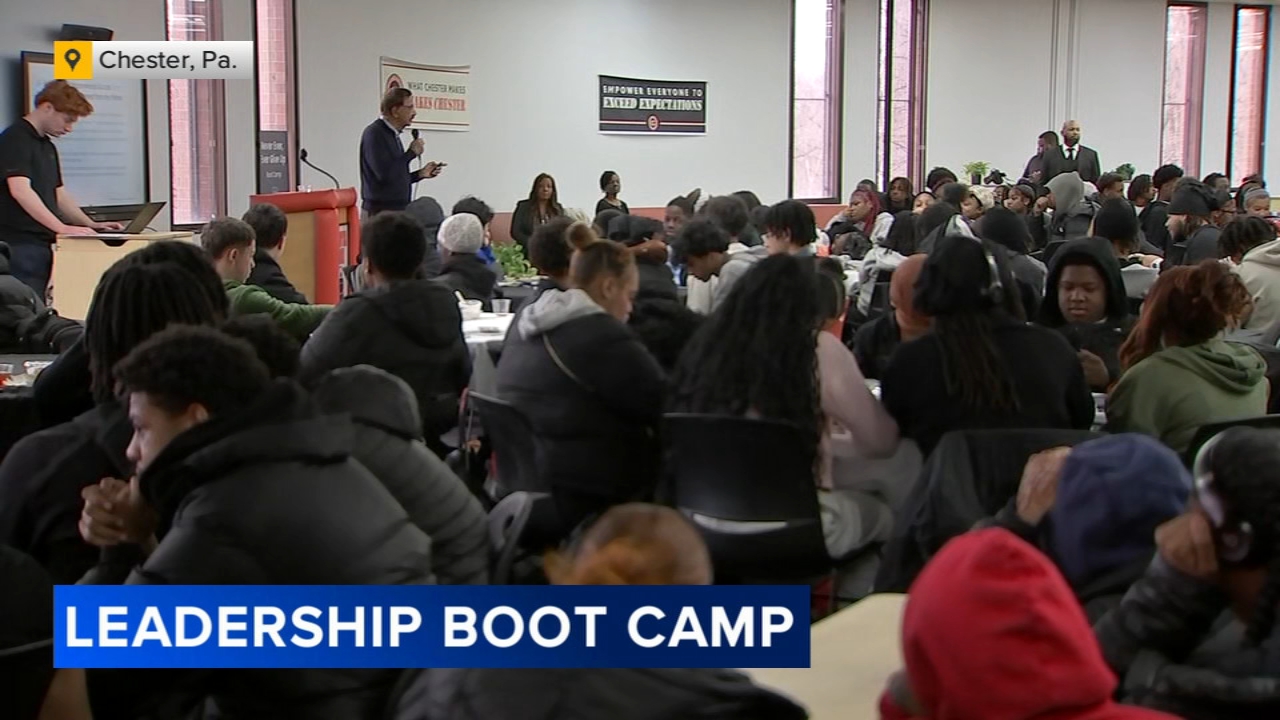 Chester-Upland School District hosts inaugural Leadership Boot Camp for student-athletes