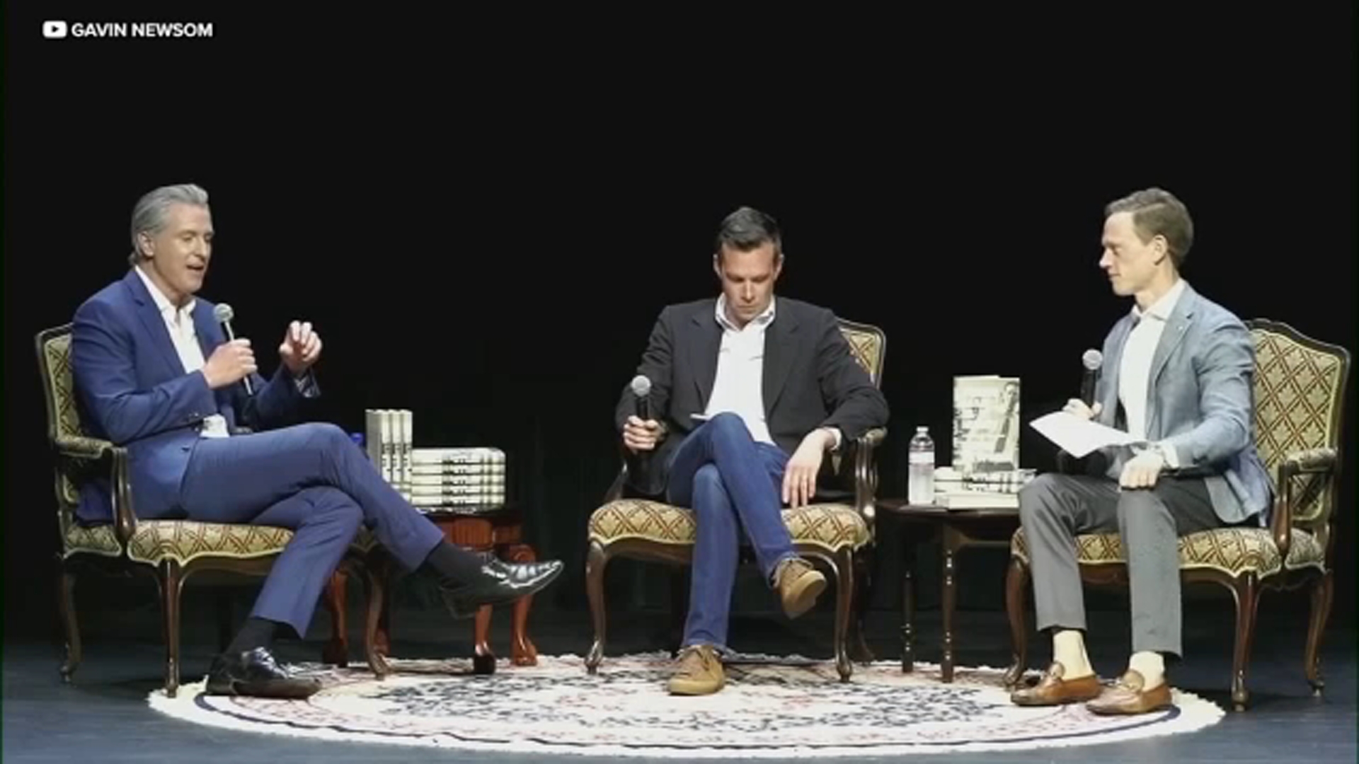 Gov. Newsom talks Iran war, field of possible successors at packed book tour stop in LA