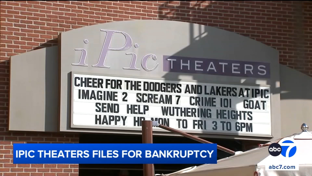 IPIC Theaters files for bankruptcy for 2nd time in 7 years, closing Westwood and Pasadena locations
