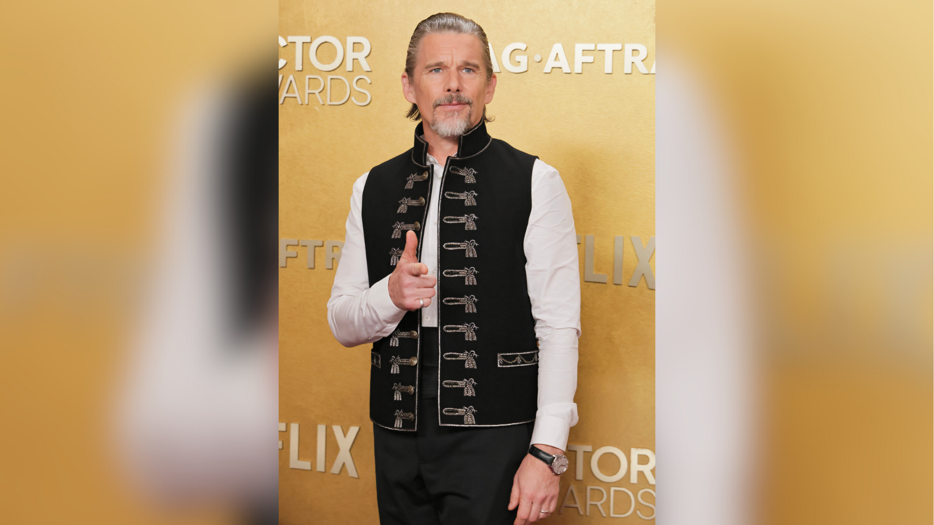 Ethan Hawke attends the 32nd Annual Actor Awards at Shrine Auditorium and Expo Hall on March 01, 2026 in Los Angeles, California.