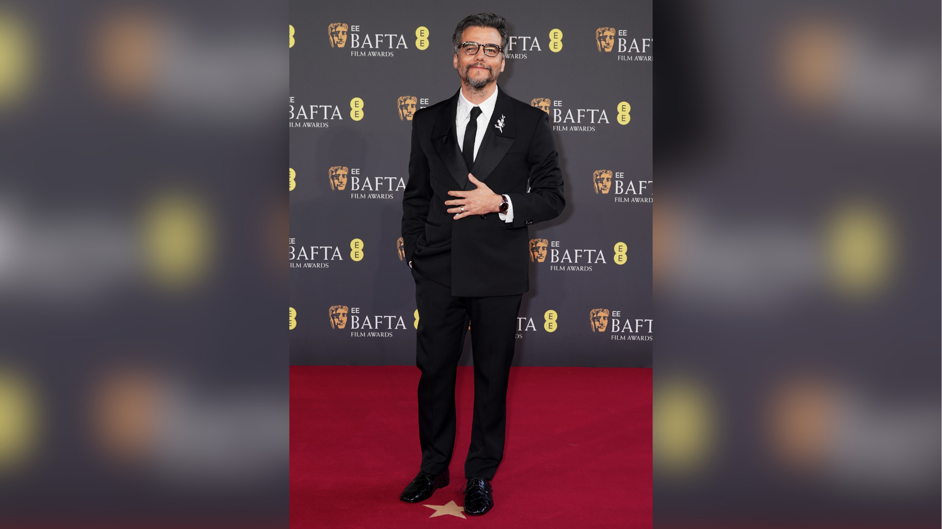 Wagner Moura attends the EE BAFTA Film Awards 2026 at The Royal Festival Hall on February 22, 2026 in London, England.