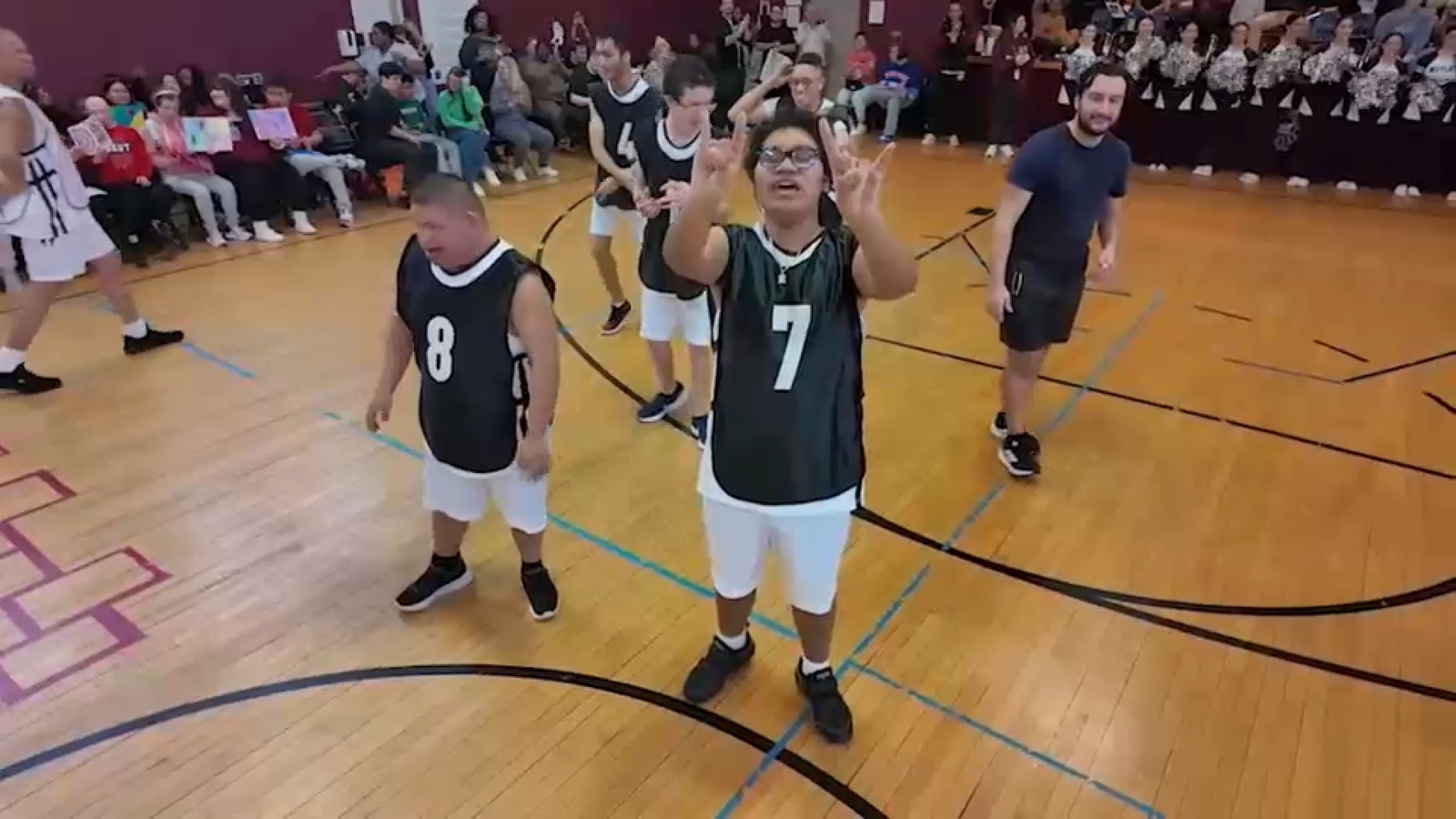 Inclusion and kindness at the heart of special basketball game in Nutley, New Jersey