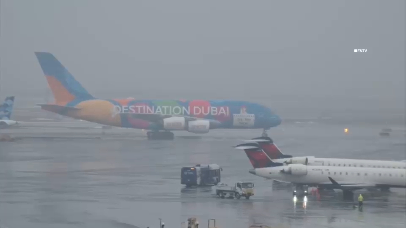 First direct commercial flight from UAE lands safely at JFK Airport amid Iran war
