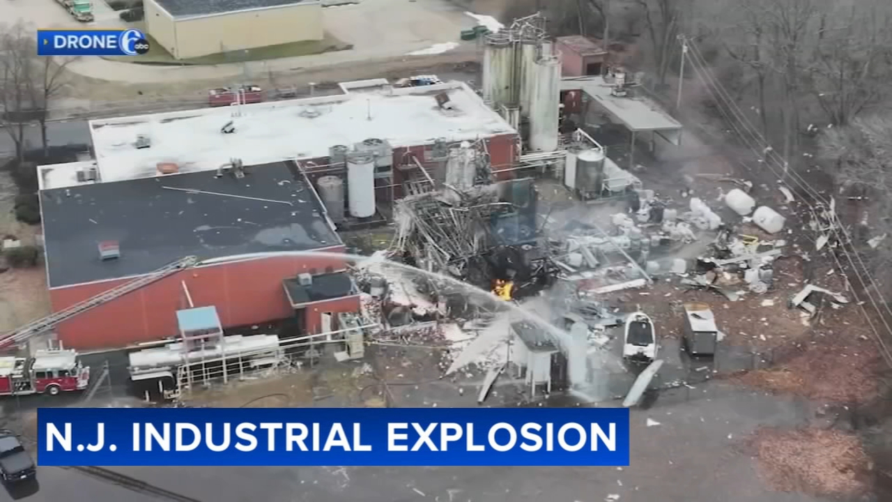 NJ explosion injures business owner, other workers at factory