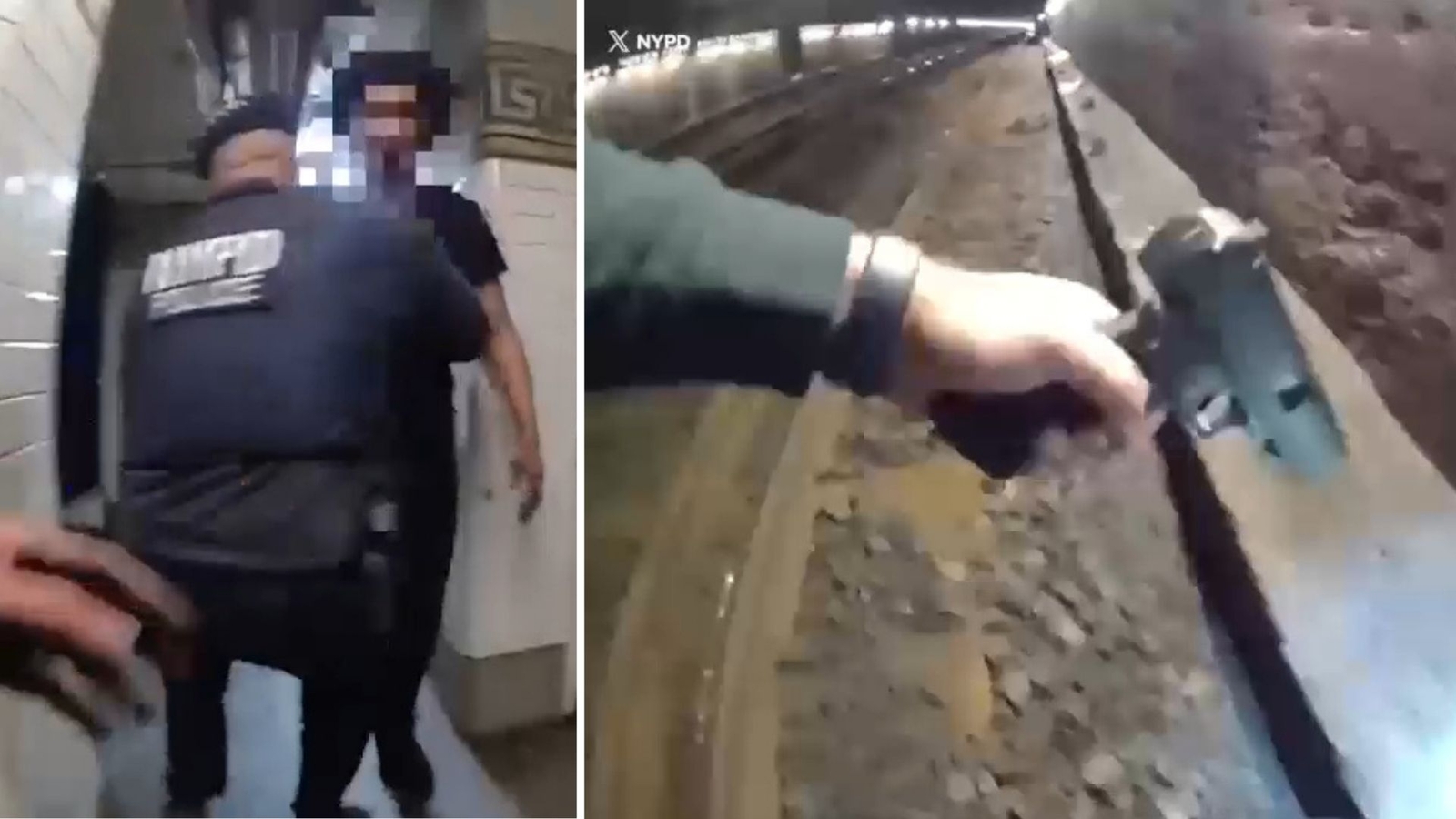 15-year-old boy arrested after trespassing onto subway tracks with loaded gun in Manhattan